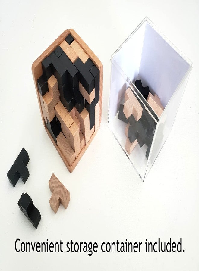LMC Products ألغاز LMC Products لتنمية الذكاء لدى البالغين - ألغاز العقل - مكعب خشبي - Image 3